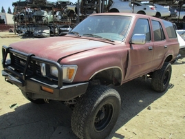 1990 TOYOTA 4RUNNER SR5 BURGUNDY 3.0L MT 4WD Z16314